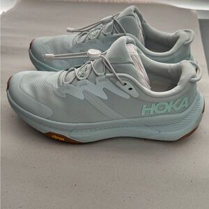 Hoka Women's Transport Mint and White Athletic Shoes Sz 8B
